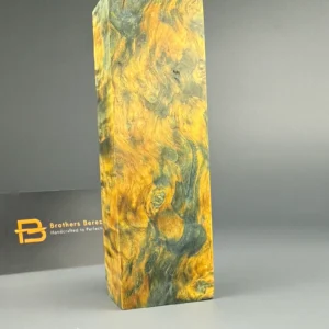 Stabilized birch block #348