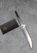 San Mai knife blade blank with K340 core, copper interlayer and stainless cladding – 215 mm, 62 HRC – Brothers Berezhnye