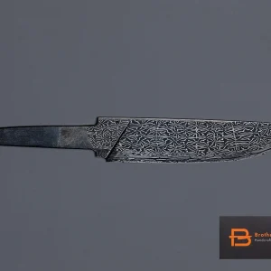 Damascus Blade with "Stone Wall" Pattern